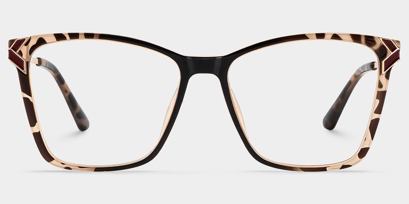 Tricee Square Tortoise Glasses