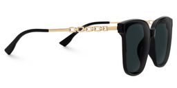 Tammie Black Square Sunglasses2