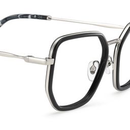 Levi Black Geometric Glasses5