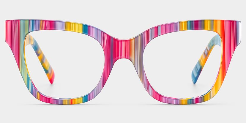 Nereyda Multicolor Cat eye Glasses