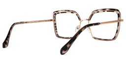 Cordaro Square Clear Tortoise Shell Glasses4