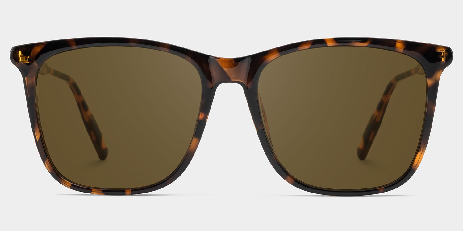 Malika Square Tortoise Sunglasses for Women & Men | ZEELOOL CA0