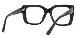 Maynard Rectangle Black Glasses4