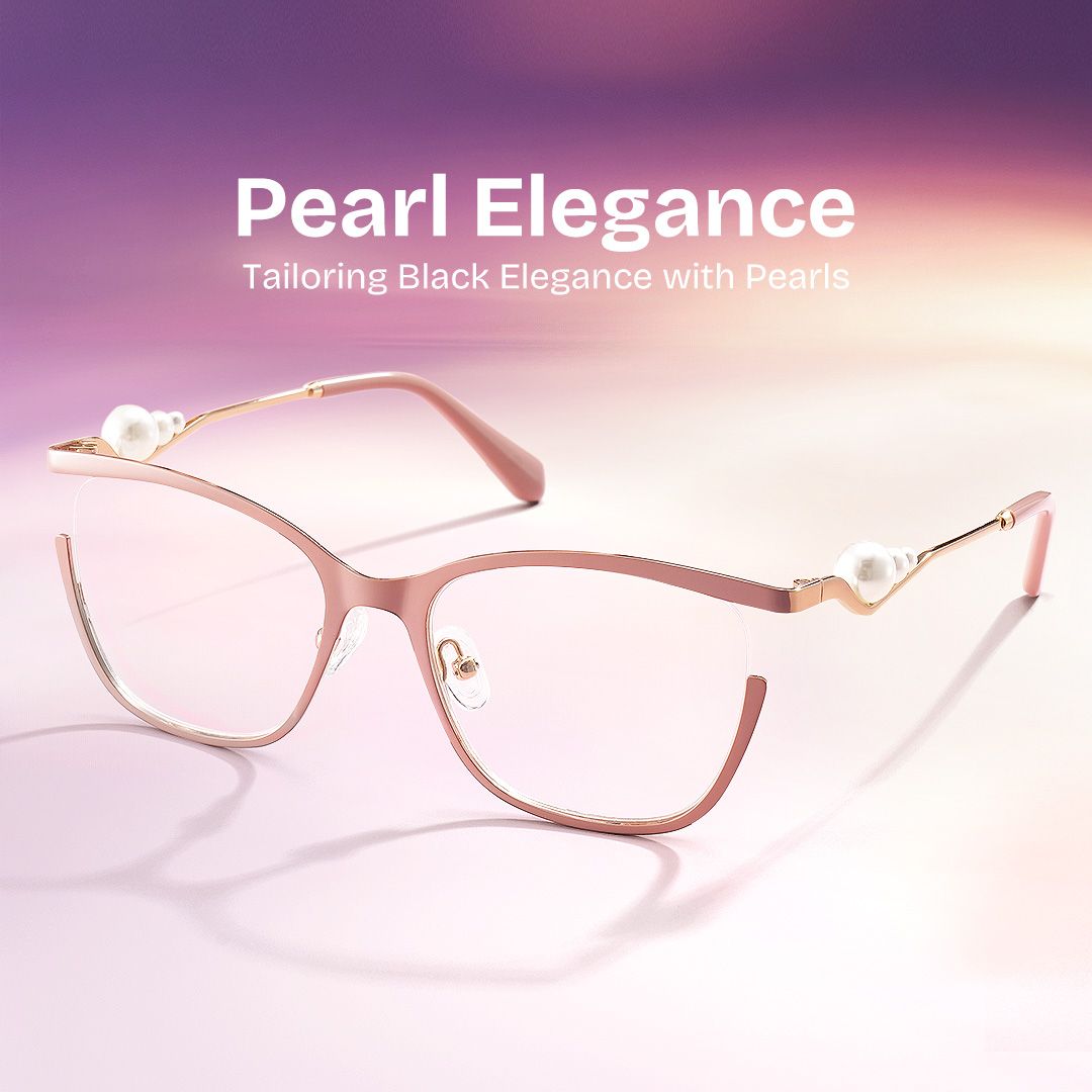 Aria Eyeglasses in Round Pink Frame | ZEELOOL Canada0