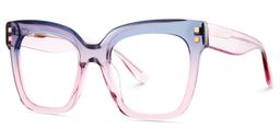 Minguela Square Gray Pink Glasses3
