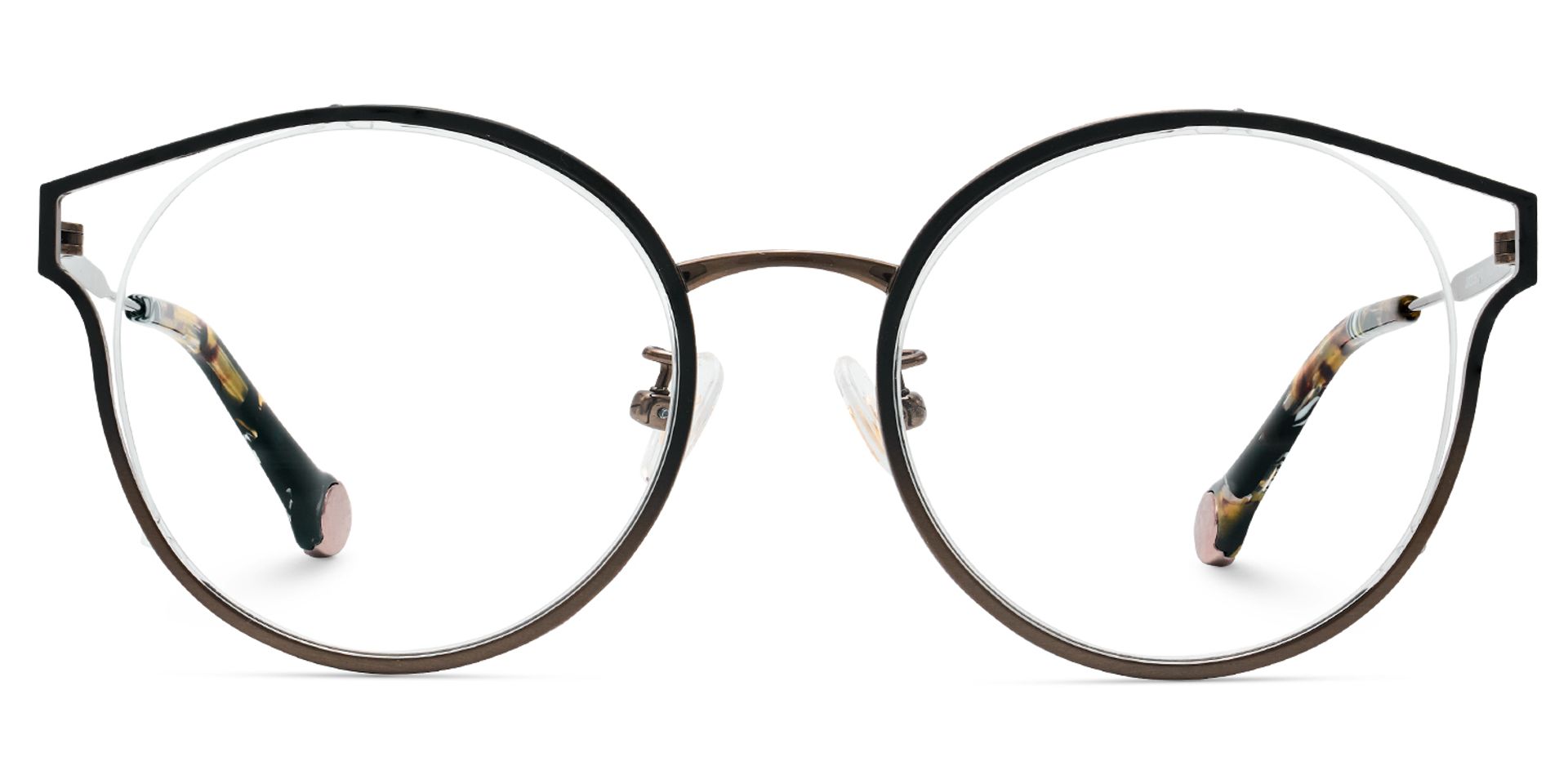 Half Circle Glasses With Adjustable Nose Pads0