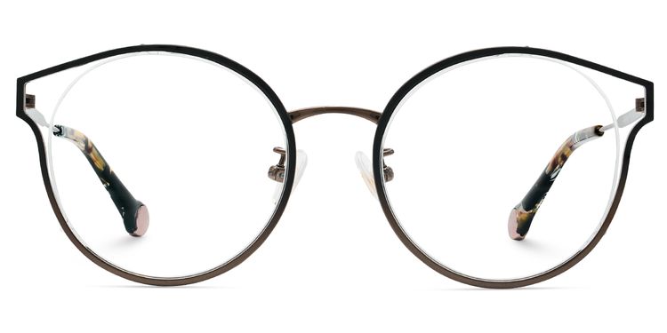 Yaselie Cateye Black Glasses