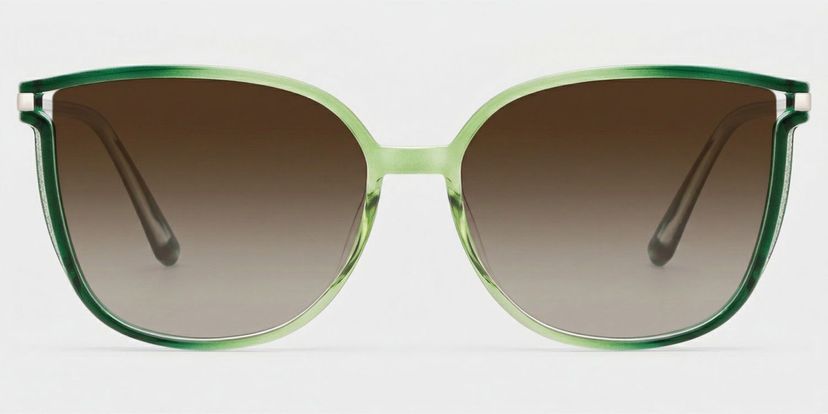 Rodz Square Green Glasses