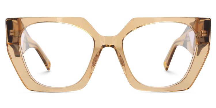 Rodgers Geometric Beige Glasses