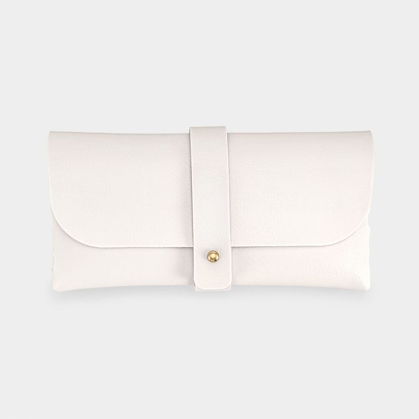 White Man-made Leather Box