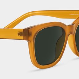 Azul Square Beige Polarized Sunglasses4