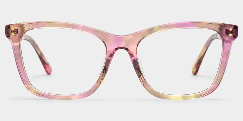 Tyler Floral Square Glasses
