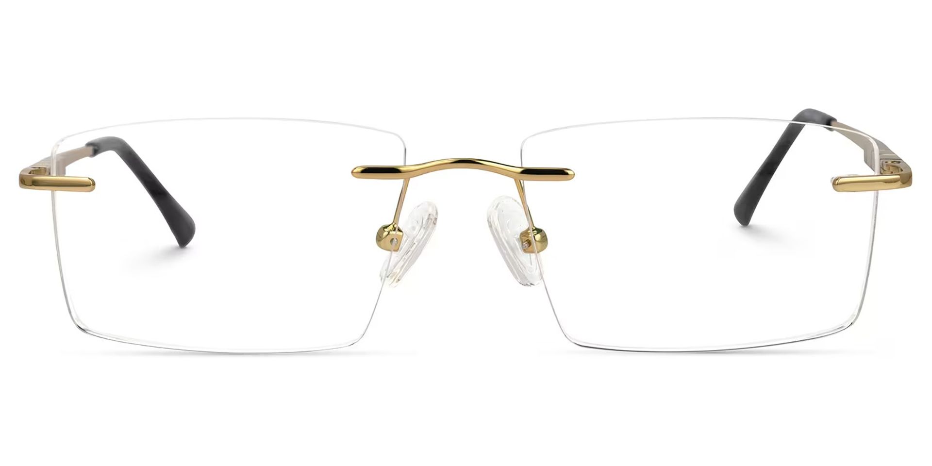 Cetina Rectangle Gold Glasses0