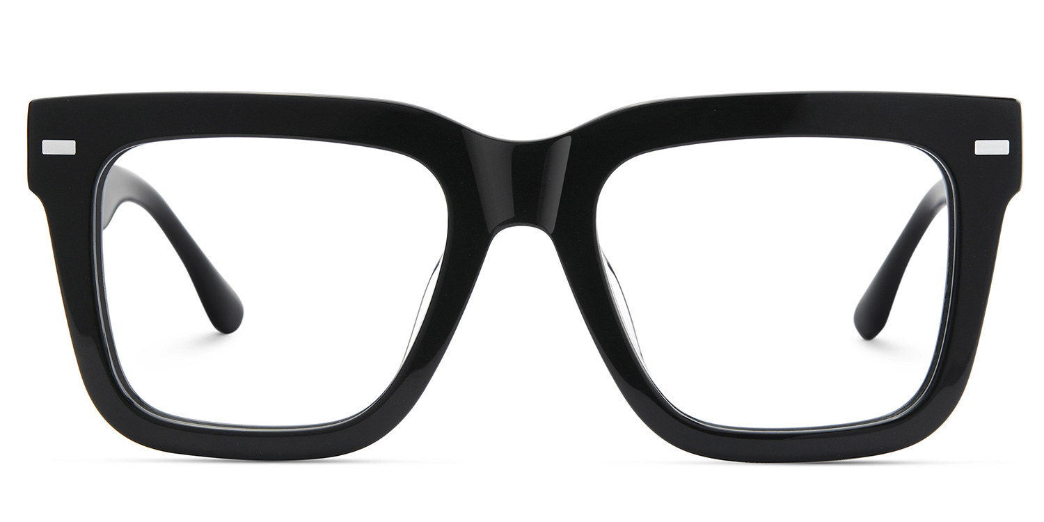 Redina Square Black Glasses1