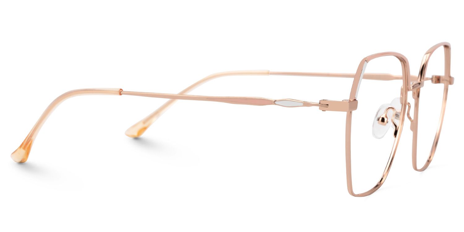 Marlon Geometric Two-Tone Full-Rim Glasses | ZEELOOL Canada2