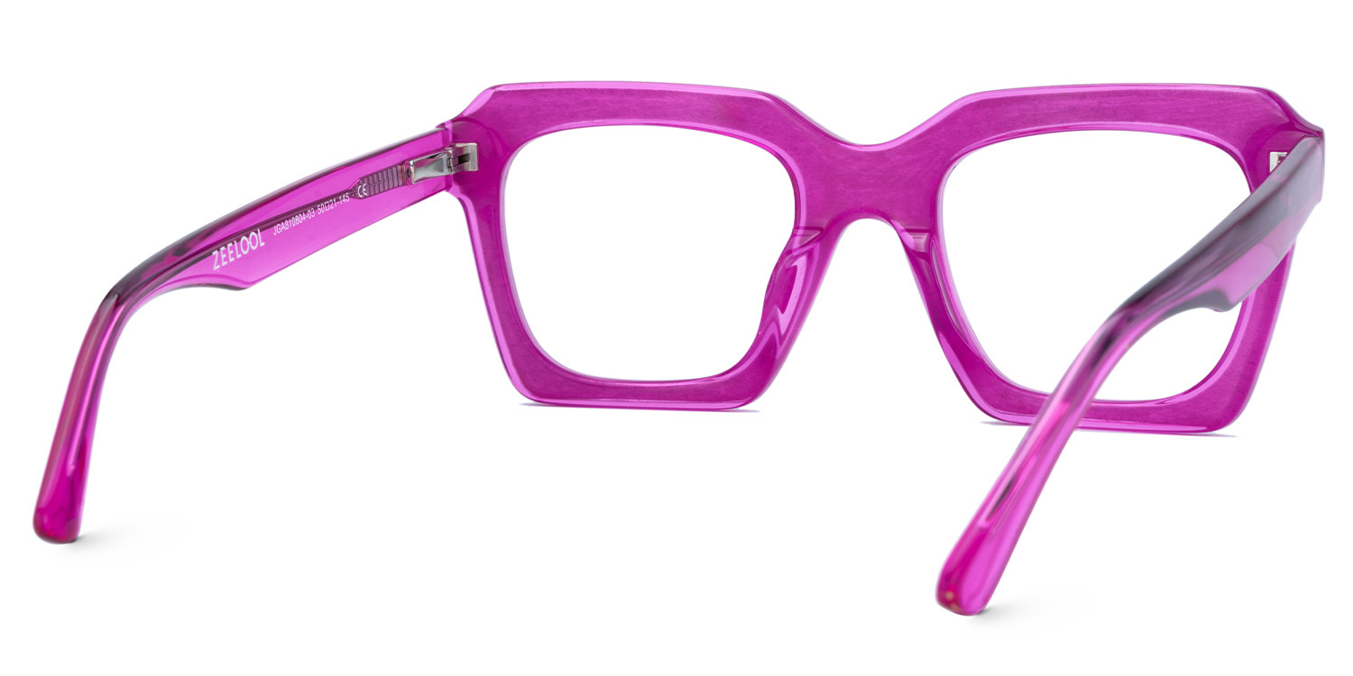 Rochester Square Rose Red Glasses3