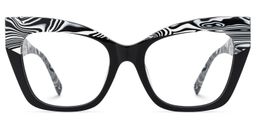 Conrad Crow Print Cat eye Glasses0