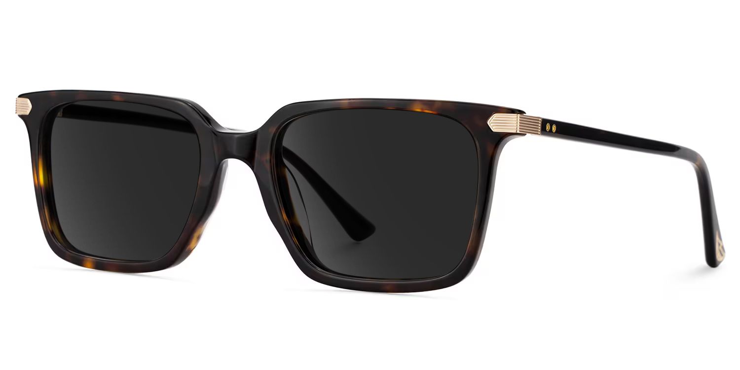 Goveo Rectangle Tortoise Sunglasses for Women & Men | ZEELOOL CA2