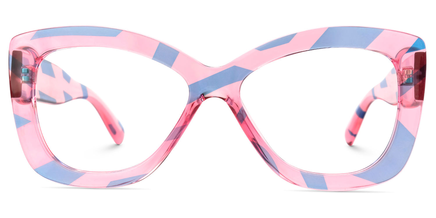 Xanthus Butterfly Blue-Pink Glasses | ZEELOOL Canada0