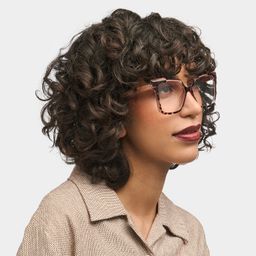 Eboney Square Tortoise Glasses1