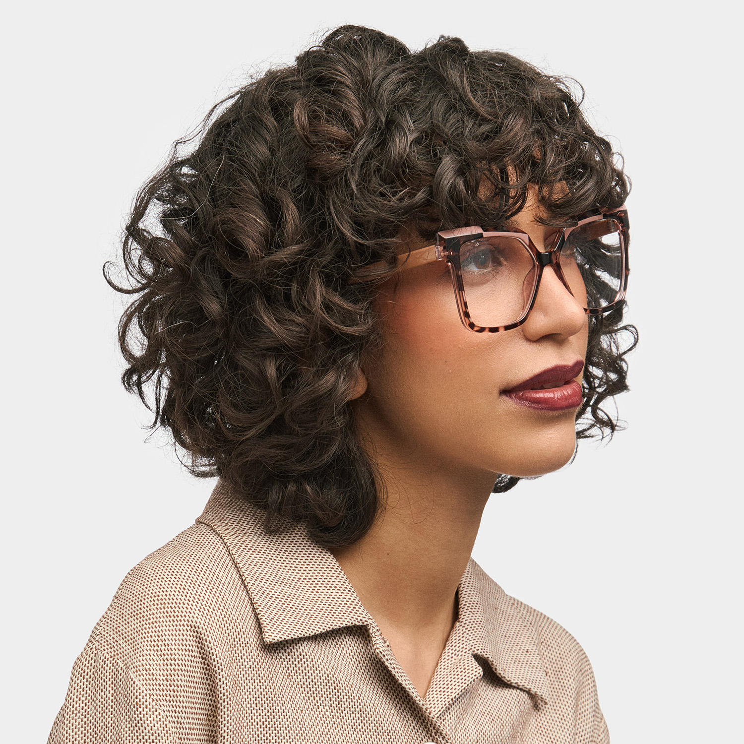 Square Eboney Tortoise Frame Glasses Deals -Zeelool Optical1