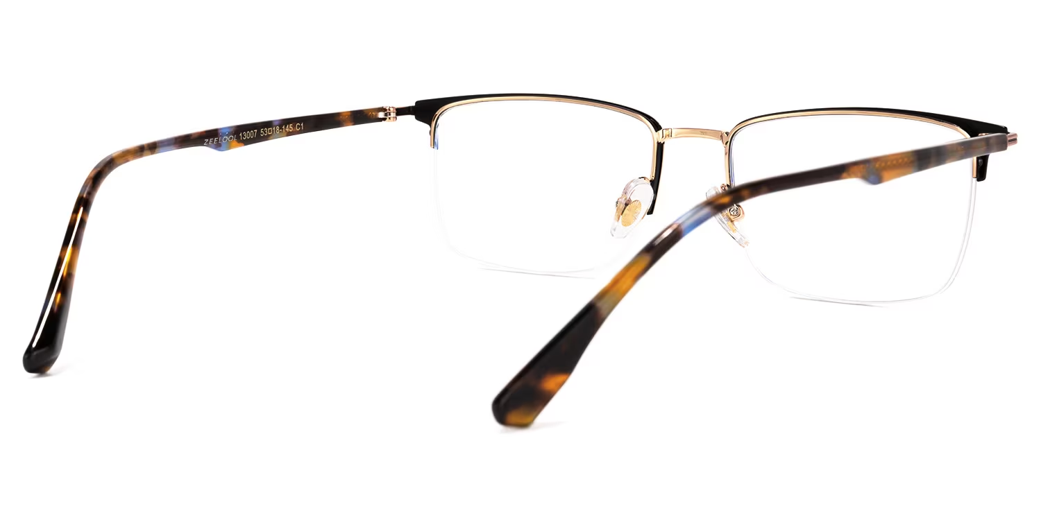 Simms Square Black Glasses | ZEELOOL Canada3