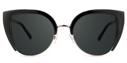 Brewer Cateye Black Glasses0