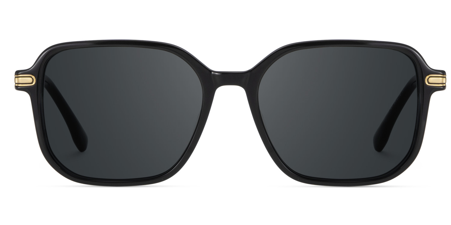 Jetson Black Rectangle Sunglasses Online | ZEELOOL Canada0