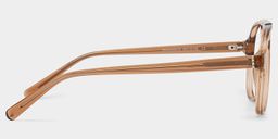 Drew Clear Brown Aviator Glasses4