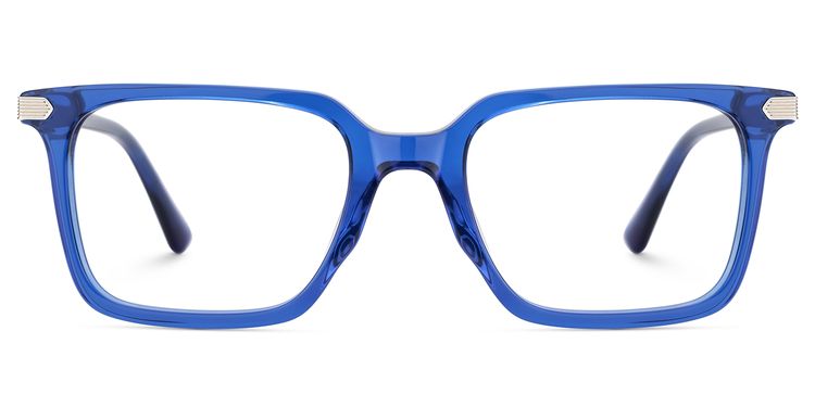 Goveo Rectangle Blue Glasses