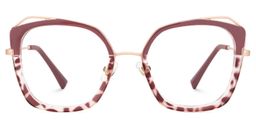 Bilal Square Red Glasses0