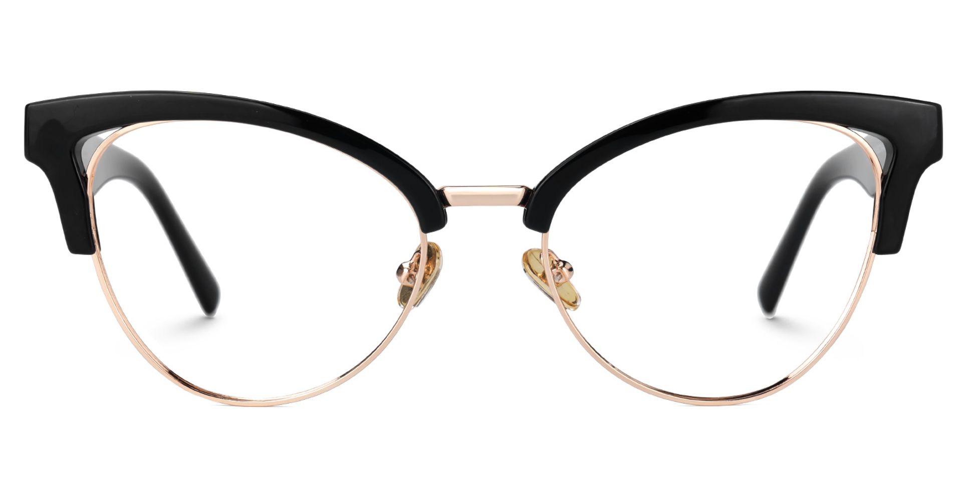 Charlene Browline Cateye Black EyeGlasses | ZEELOOL Canada0