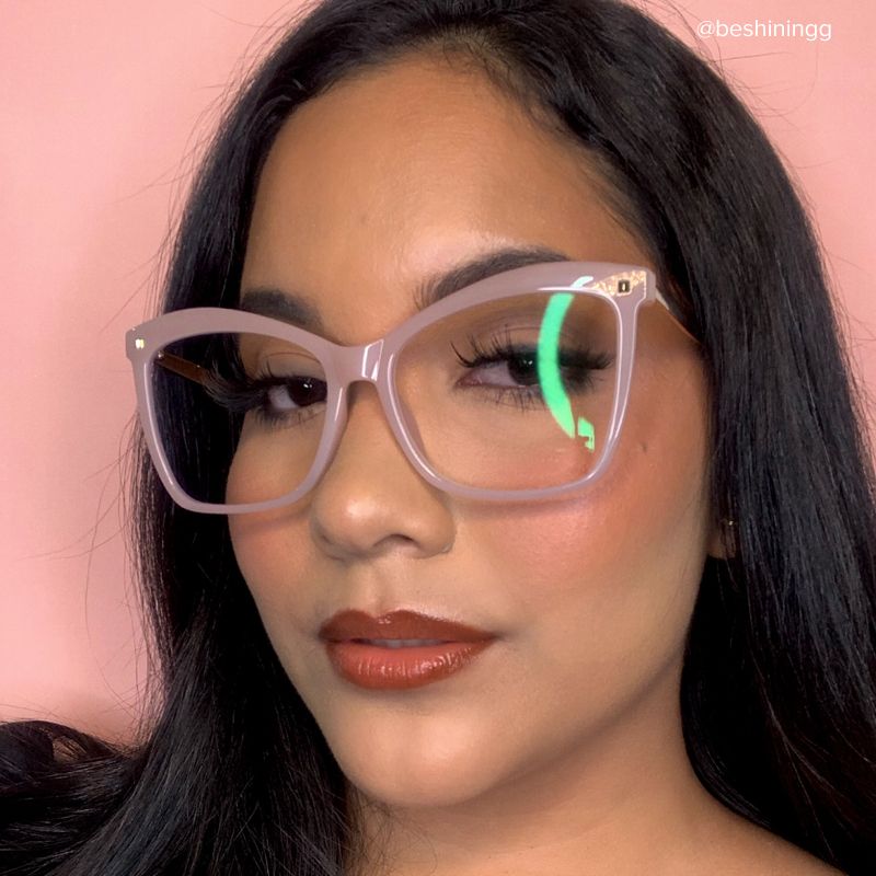 Isaebella Butterfly Light Purple Frame Glasses | ZEELOOL Canada6