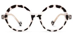 Shermier Round Two-Tone Glasses0