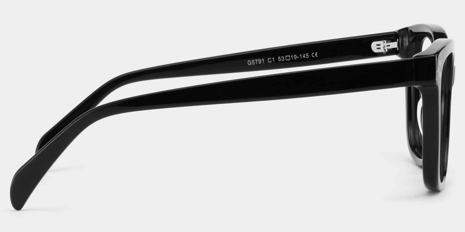 Scarlett Black Frame Glasses with Square Frame Online | ZEELOOL Canada3