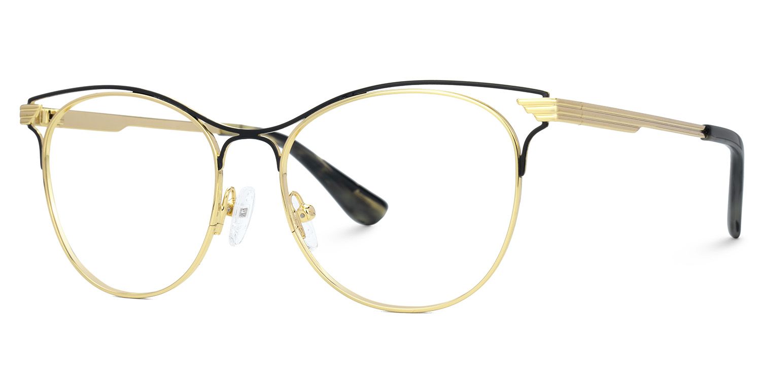 Round Metal Prescription Glasses- Bahner1