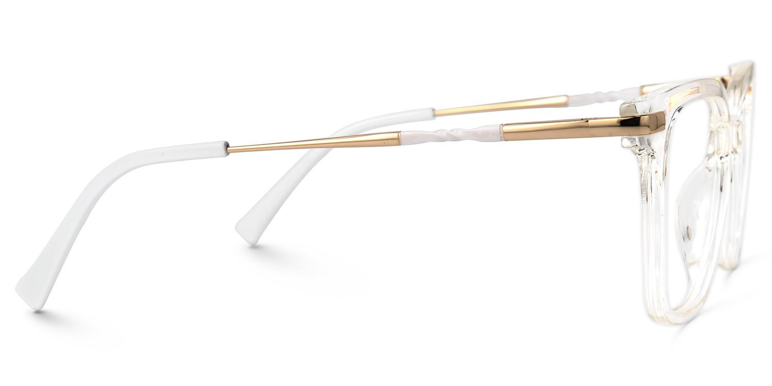 Jacqui Square Clear Eyeglasses and Glasses Frames2