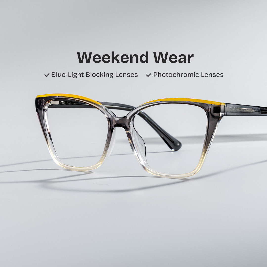 Sienna Butterfly Grey Glassess