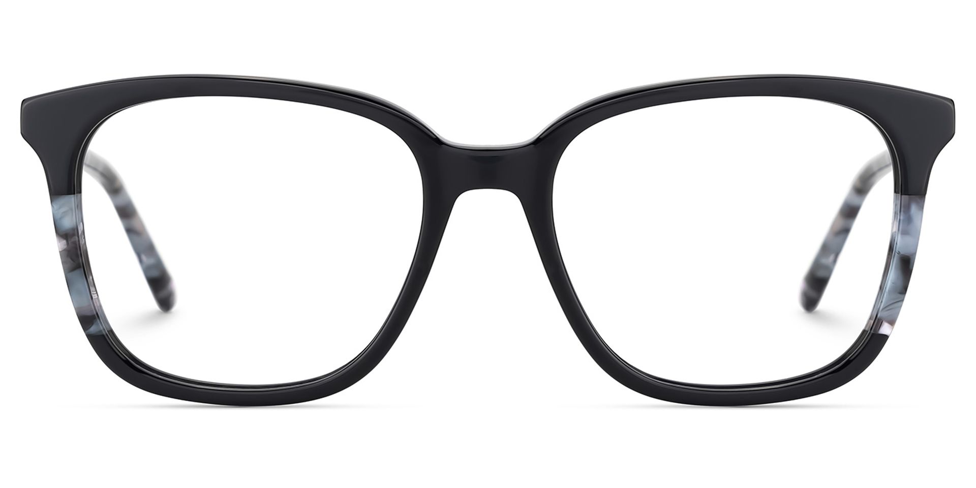 Finnley Acetate Black Frame Glasses with Square Shape | ZEELOOL Canada1