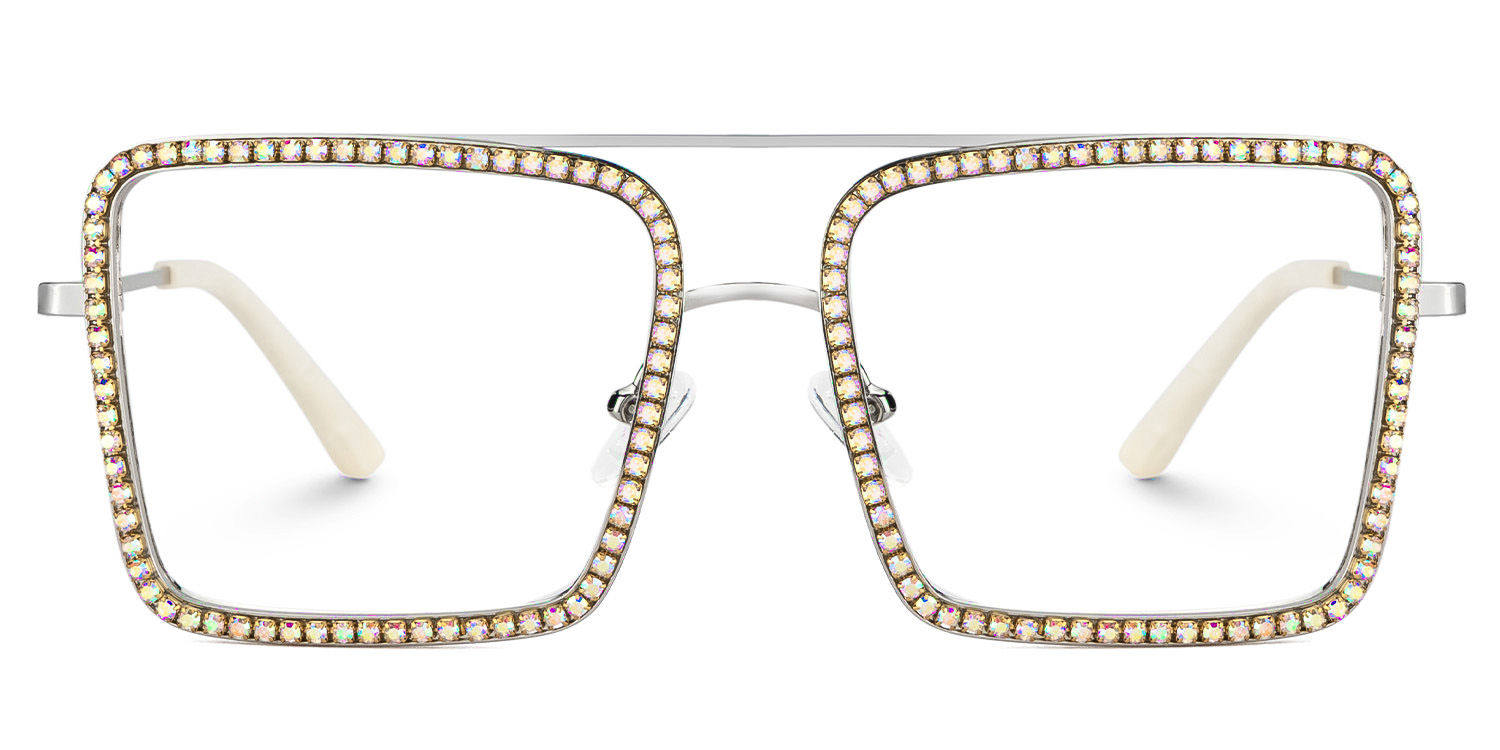 Diva Square Rainbow Glasses1