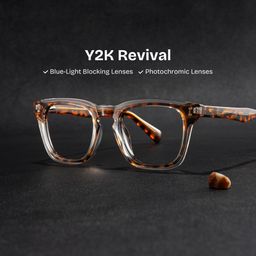 Liam Rectangle Tortoise Glasses0