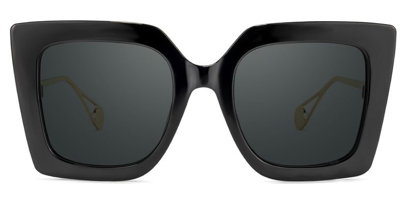 Qatar Square Black Glasses