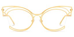 Murphy Cateye Gold Glasses0