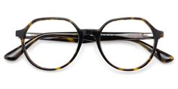 Hazel Geometric Tortoise Glasses2