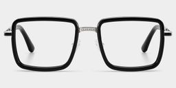 Hunter Black Square Glasses1