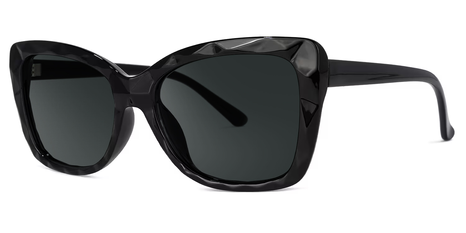 ZEELOOL Wendell Cateye Black Glasses