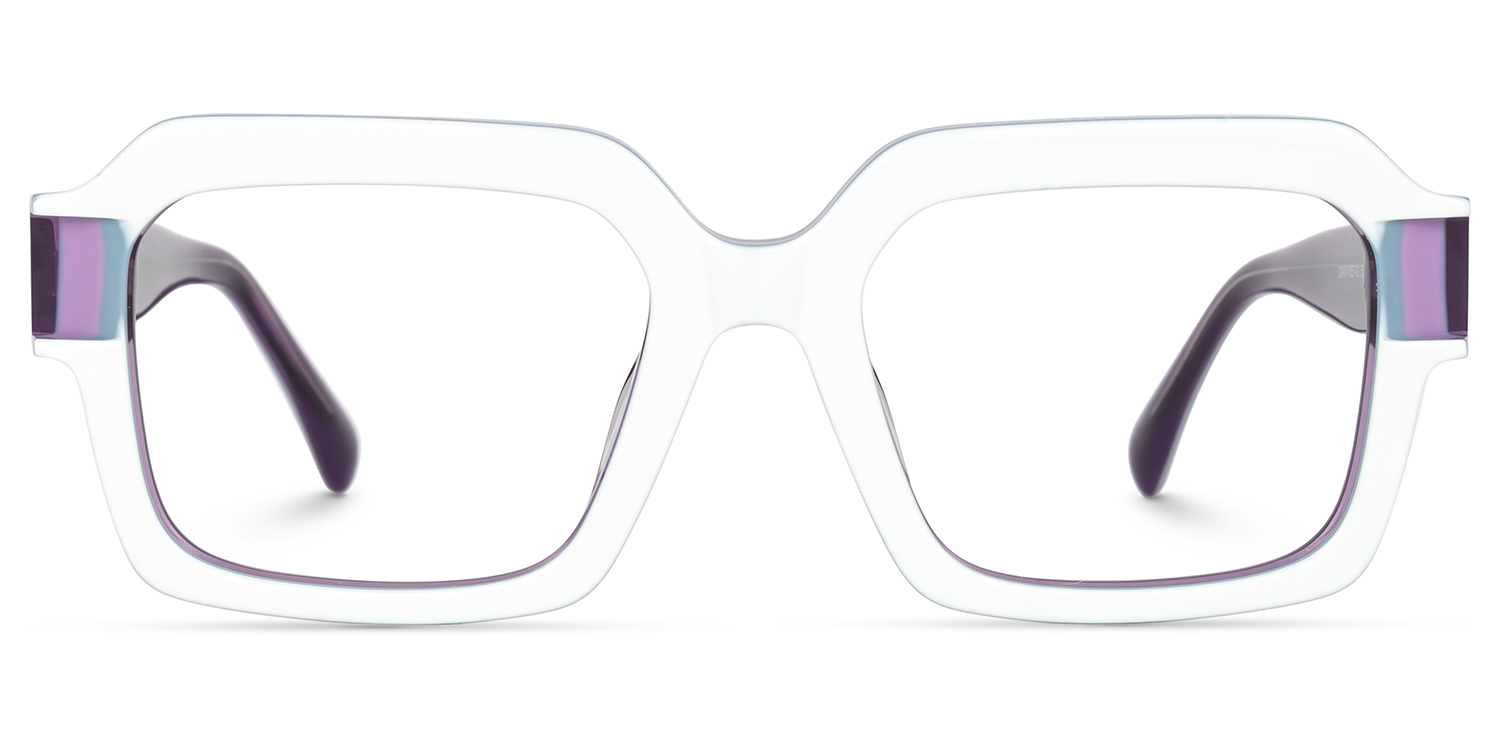 Suarez Square White Glasses Men | ZEELOOL Canada0