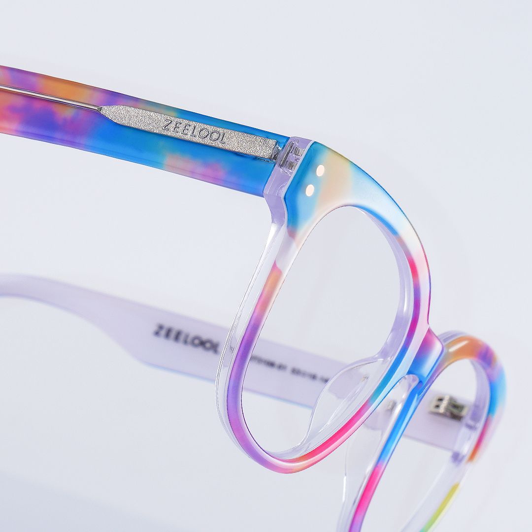 Dante Eyeglasses in Square Multicolor Frame | Zeelool9