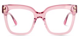 Minguela Pink Square Glasses1