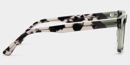 Henry Gray Green Rectangle Glasses3
